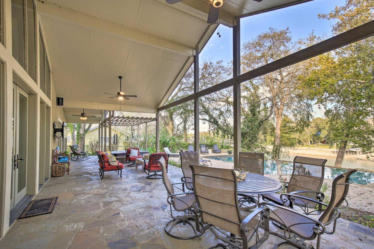 Guadalupe River Paradise With Hot Tub, Dock And Kayaks Villa Seguin Exterior photo